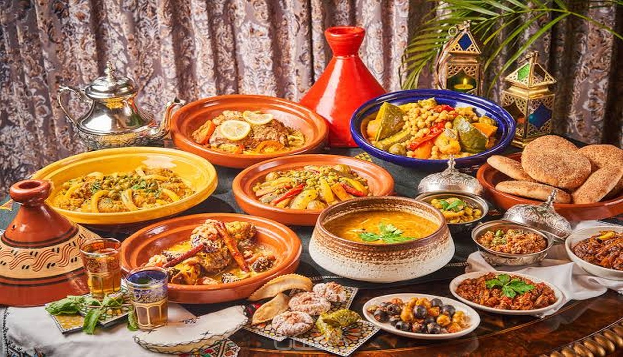 Moroccan couscous in Rabat restaurant